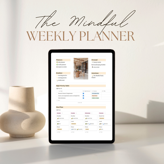 The Mindful Weekly Planner