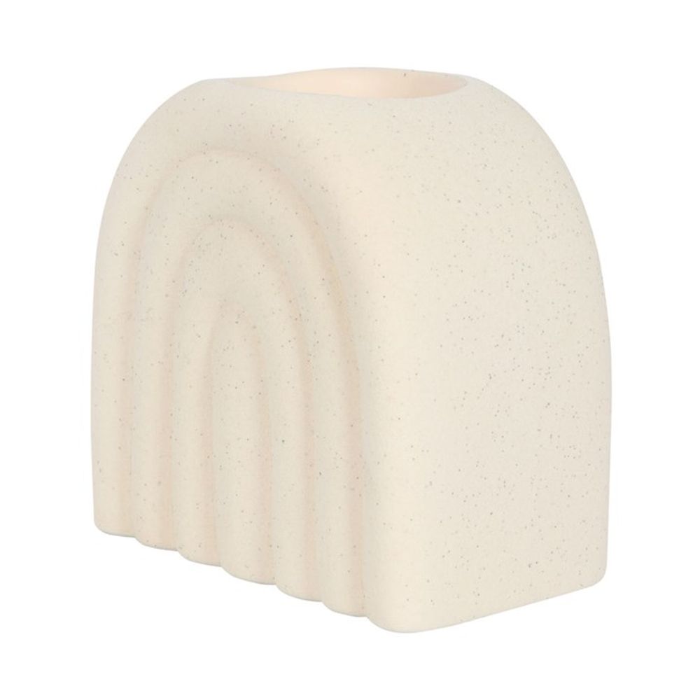 Arched Cream Speckle Oil & Wax Burner